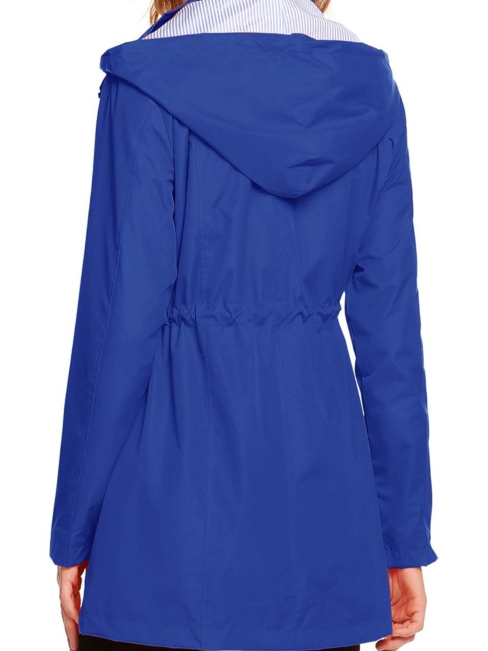ZHENWEI Womens Lightweight Hooded Waterproof Active Outdoor Rain Jacket Size M - Picture 5 of 10